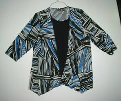 Details About Travelers Collection By Chicos 2 Fer Jacket Top Chicos Size 3 Misses Xl