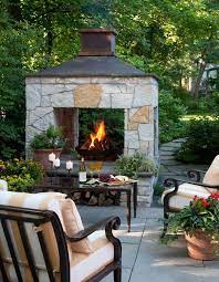 Outdoor Fireplace Patio Diy