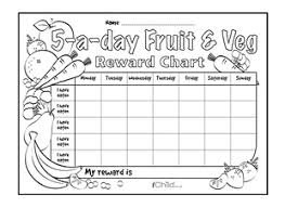 Healthy Eating Fruit And Veg Reward Chart Ichild