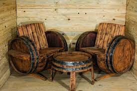 Authentic French Wine Barrel Patio Deck