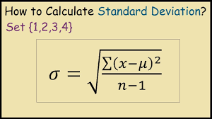to calculate standard deviation by hand