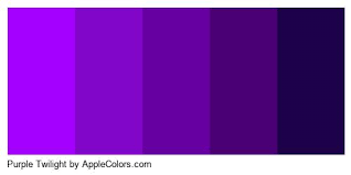 The hex, rgb and cmyk codes are in the table below. Purple Twilight Brand Palette Unique Applecolors