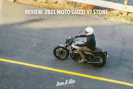 review the 2021 moto guzzi v7 stone