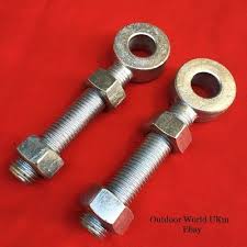 20mm Gate Hinges Eye Bolts Wrought Iron