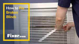 How To Fix Blinds - YouTube