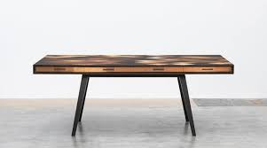 Brown Wooden Table By Johannes Hock For