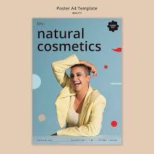 free psd beauty poster design template
