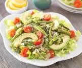 asparagus  artichoke  and avocado salad
