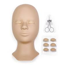 lashart mannequin head training kit for