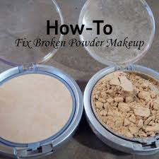 how to fix broken powder foundation