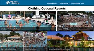 clothing optional resorts places to