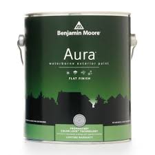 Benjamin Moore Aura White Flat Exterior