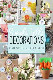 easy easter table decor ideas and