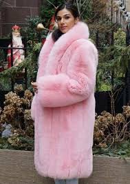 Pink Faux Fur Coat Fur Coat Pink Fur Coat