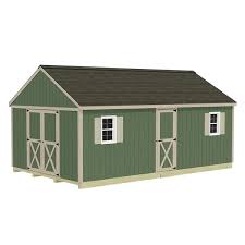 Best Barns Easton 12 Ft X 20 Ft Wood Storage Shed Kit With Floor Including 4 X 4 Runners Clear