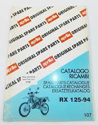 1994 aprilia rx 125 spare parts catalog