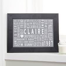 Personalised Word Art Prints Canvases