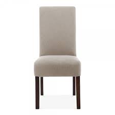 Dining chairs don't just have to look good, but should feel good, too. Cream Wool Upholstered Regal High Back Dining Chair Modern Chairs