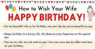 funny birthday wishes for your wife