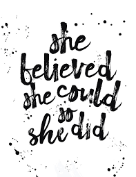 free printable wall art she believed