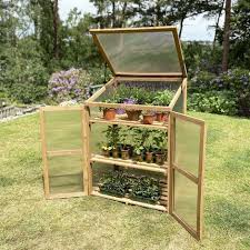 Wooden Framed Polycarbonate Growhouse