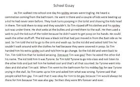 my school essay 