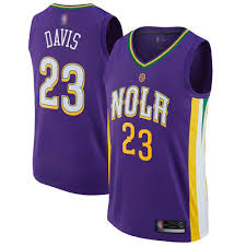 Support your favorite players by. Authentic Men S Anthony Davis Purple Jersey 23 Basketball New Orleans Pelicans City Edition
