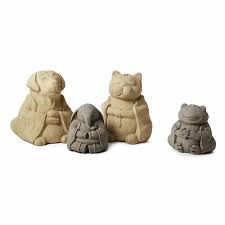 Zen Dog Garden Sculpture Uncommon Goods