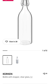 Ikea Water Bottle Unused Furniture