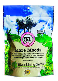 Mare Moods Supports Mares Healthy And Natural Hormone Balance Calms Moody Mares To Be More Manageable Made By Silver Lining Herbs In The Usa Of