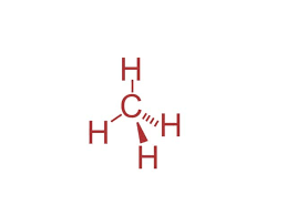 chemical structure of methane