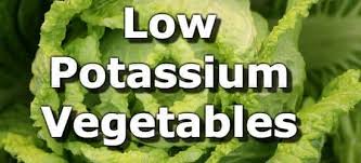 low potium vegetables
