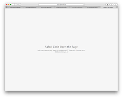 fix safari can t open page error on