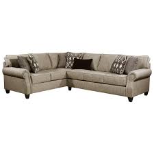 Features spacious seats and foam cushions in a neutral gray color. Lane 8010 Casual 2 Piece Sectional With Rolled Arms Story Lee Furniture Sectional Sofas
