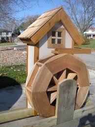 Water Wheel And House Woodworking