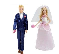 barbie and ken bride and groom dolls