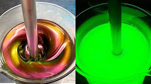 mixing glow in the dark colored