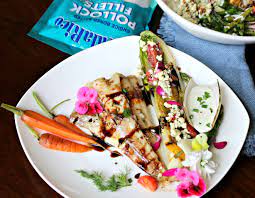 alaskan pollock fillets with grilled