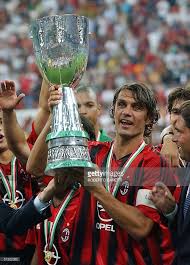 * call center service hours: Ac Milan Captain Paolo Maldini C Holds The Trophy In Celebration After Winning The Italian Supercup Final Match Over Italia Ac Milan Paolo Maldini A C Milan