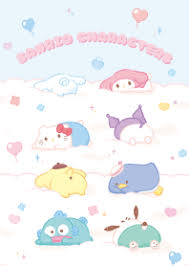 sanrio characters cute bottoms line