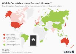 Chart Which Countries Have Banned Huawei Statista