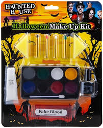complete halloween make up face paints kit