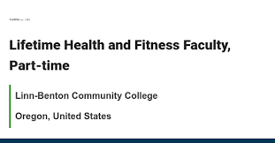 lifetime health and fitness faculty