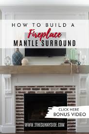 Fireplace Mantel Surround Brick