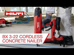 hilti cordless concrete nailer bx 3