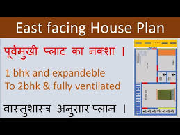 East Facing House Vastu Plan 1bhk House