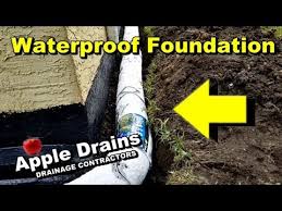 French Drain Waterproofing Exterior