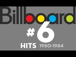 Billboard Hot 100 6 Singles 1980 1984 Chart Sweep Revised