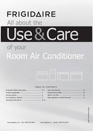 Frigidaire cool connect 8000 btu smart room air conditioner. Frigidaire Fra144ht2 Air Conditioner User Manual Manualzz