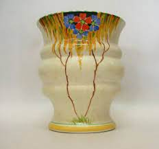 Art Deco Hand Painted Vase South